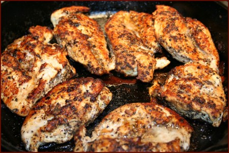 Grilled chicken with Crio Bru chicken rub!